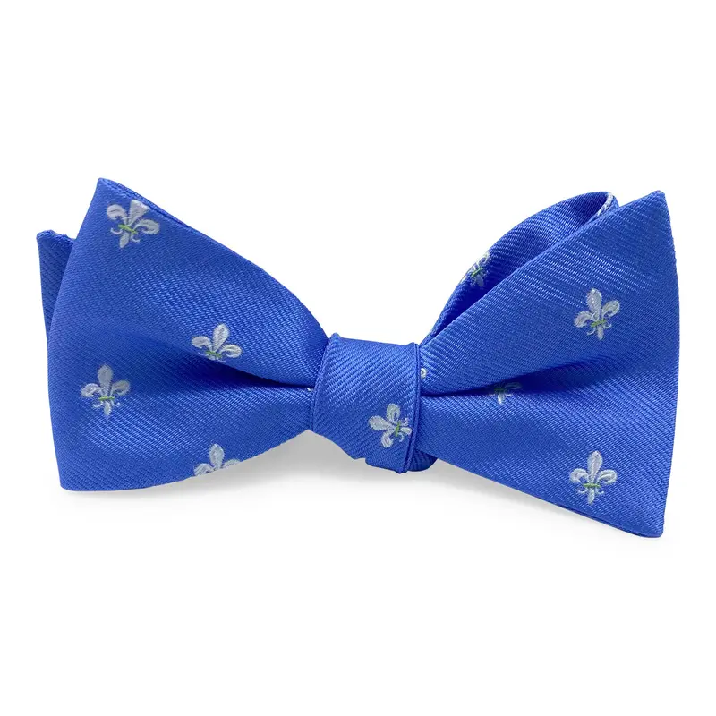 Fleur De Lis Blue Bow 1
