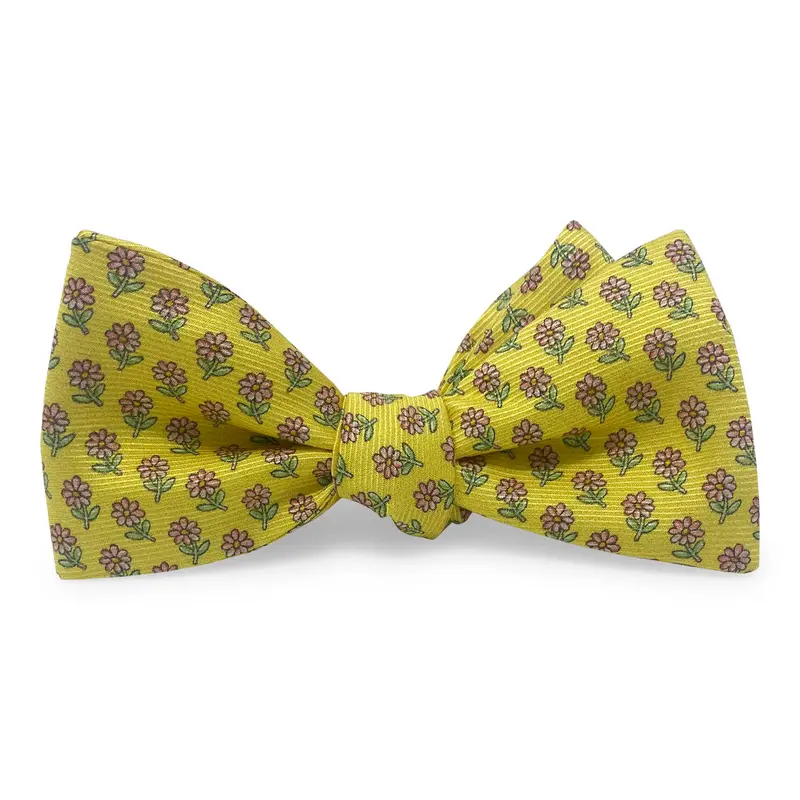 Fleur Yellow Bow Hair Clip 1