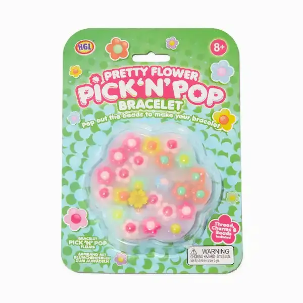 Floral Pick-And-Pop Beaded Bracelet Craft Kit 1