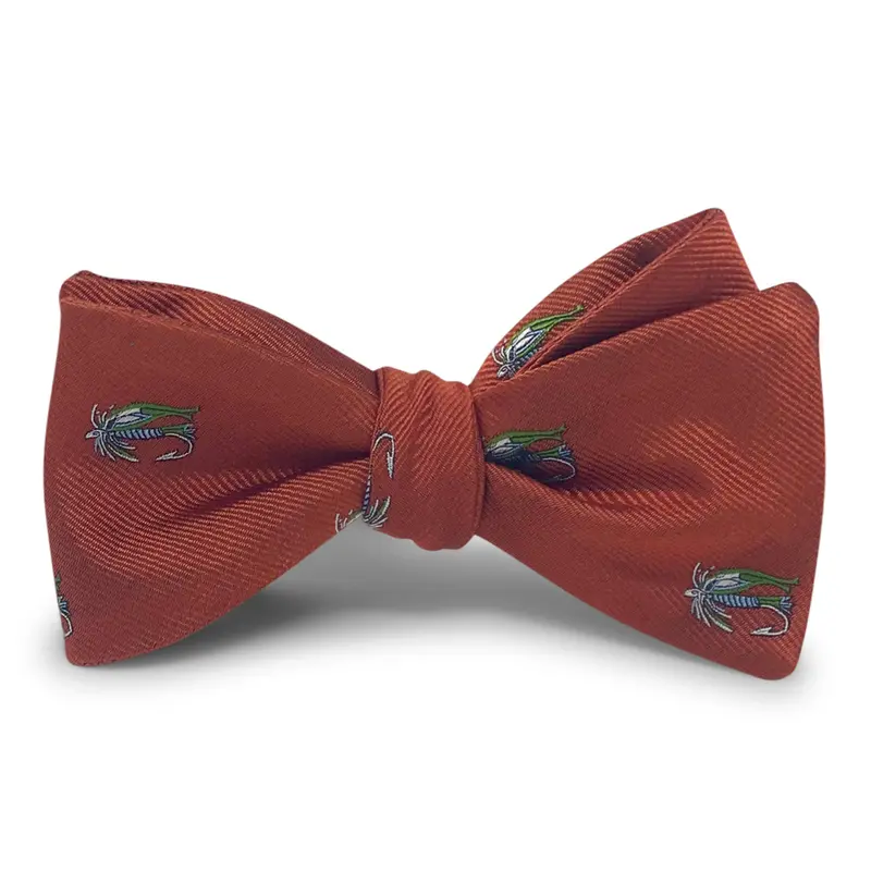 Fly Fishing Orange Hair Bow 1