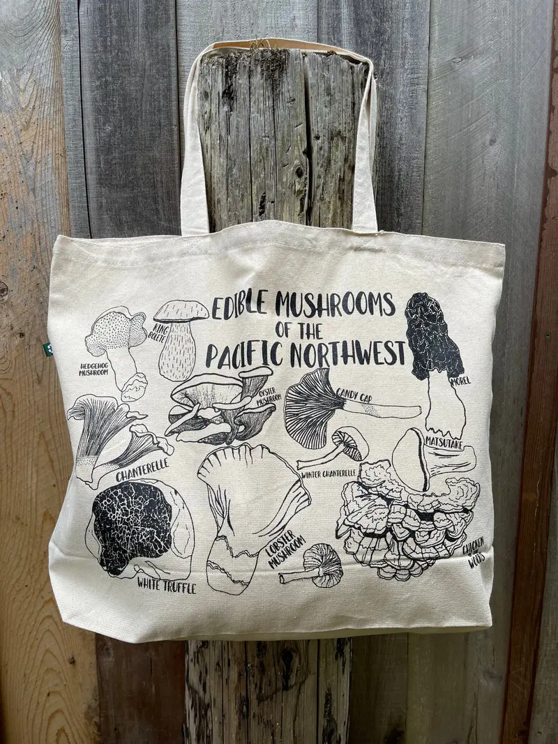 Foraged Mushroom Tote Bag For Nature Lovers 1