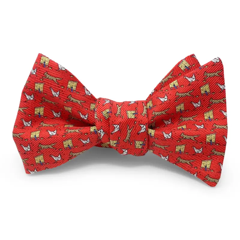 Fox In The Hen House Bow – Red 1