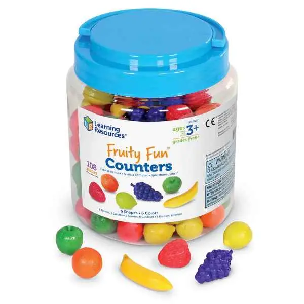 Fruity Fun™ Counters – 108-Piece Vibrant Fruit-Themed Learning Tokens 1