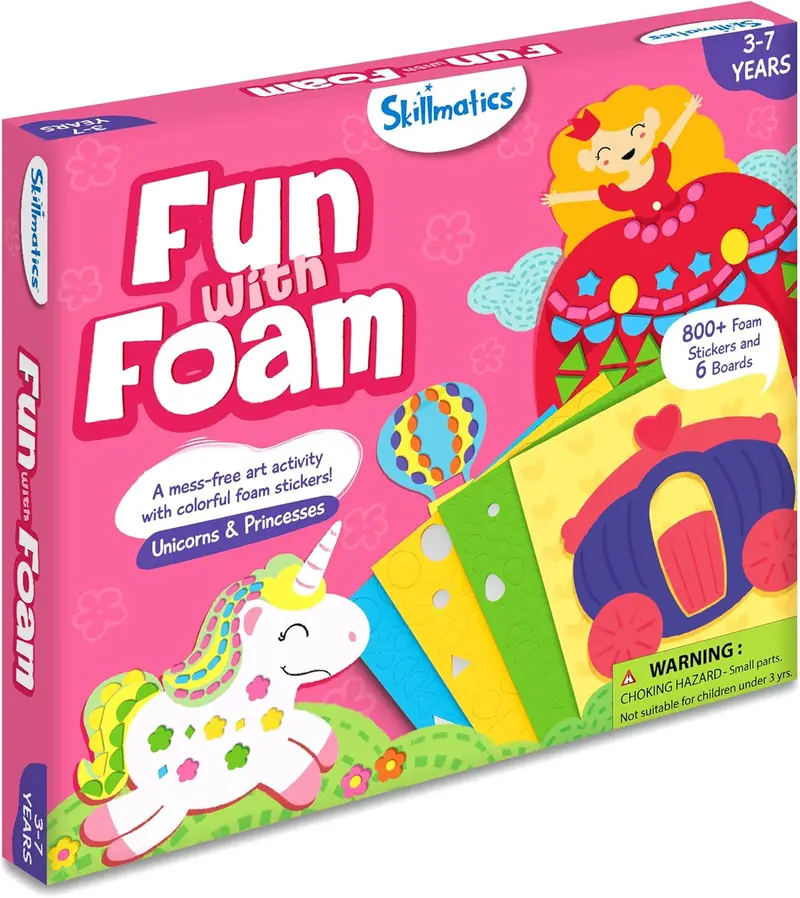 Fun With Foam – Unicorn And Princess Sticker Craft Kit 1