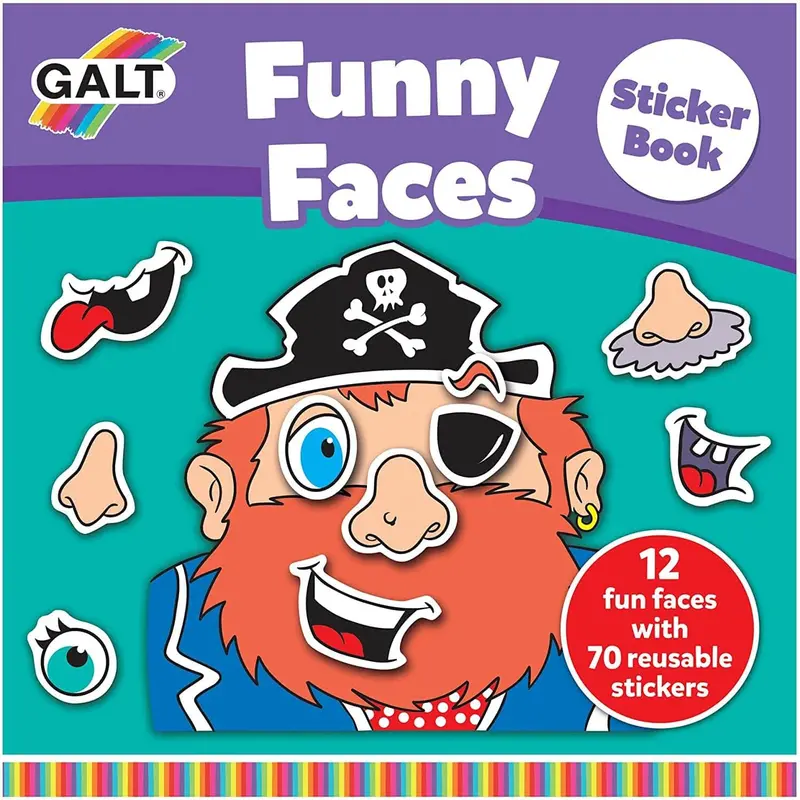 Funny Faces Interactive Sticker Activity Book 1
