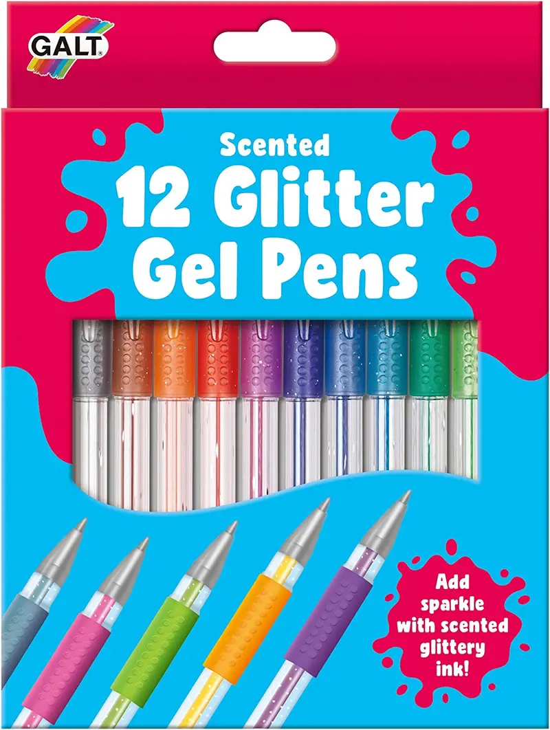 Galt 12 Glitter Gel Pens – Sparkling Writing Tools For Creative Kids 1