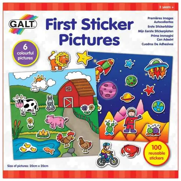 Galt First Sticker Book – Picture Learning Activity 1