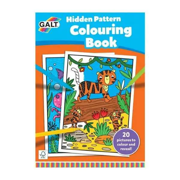 Galt Hidden Patterns Colouring Book – Visual Discovery Art 1