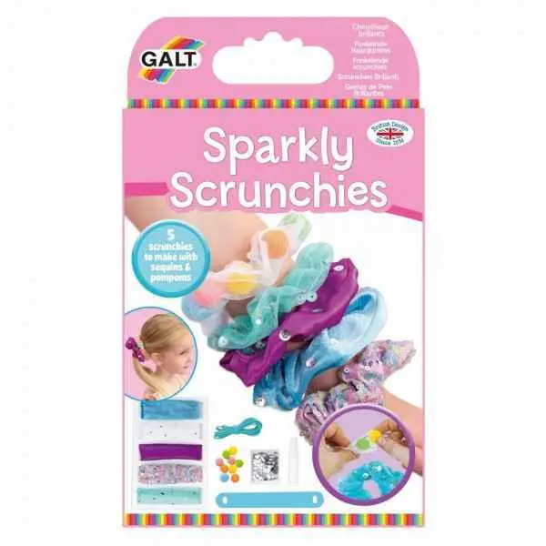 Galt Sparkly Scrunchies Assortment For Kids And Teens 1