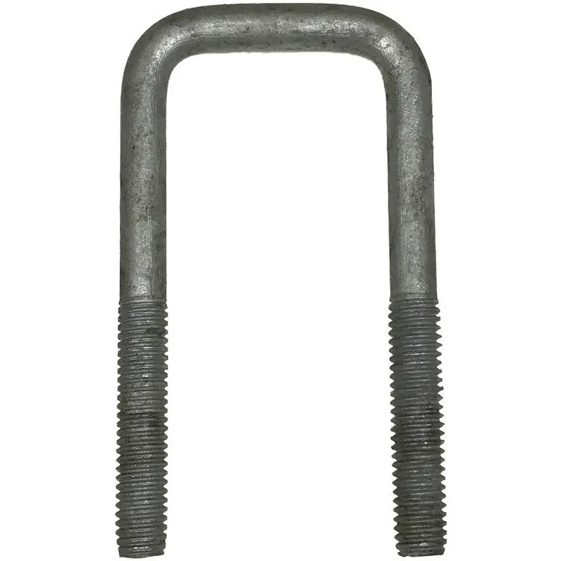 Galvanized 3/8"-16 U-Bolt (1.56" X 3.63") For 1.5" Square Axle Tubing 1