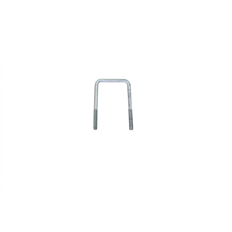 Galvanized U-Bolt: 3/8"-16 Thread, 3.06" X 4.5" Dimensions 1