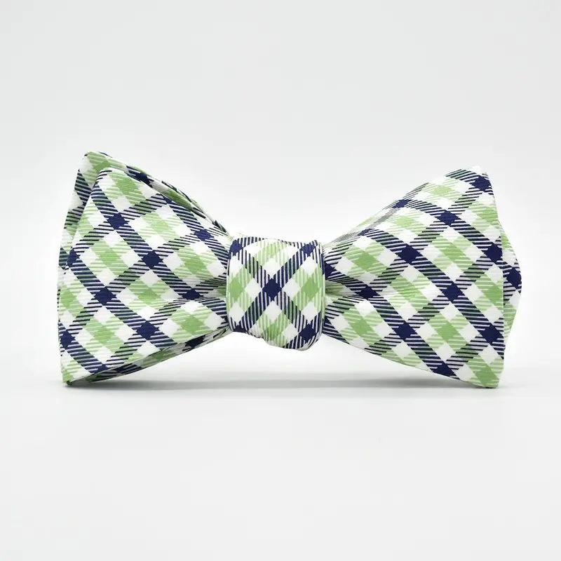 Gameday Navy And Green Bow Tie 1