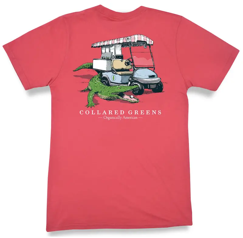 Gator Golf Coral Short Sleeve T-Shirt 1
