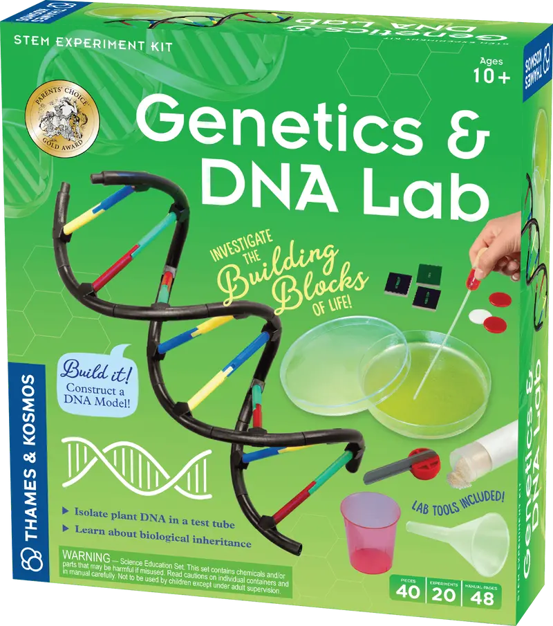 Genetics & Dna Experiment Lab – Hands-On Biology Discovery Kit 1