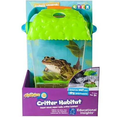 Geosafari Jr. Critter Habitat – Safe, Ventilated Observation Home For Small Creatures 1