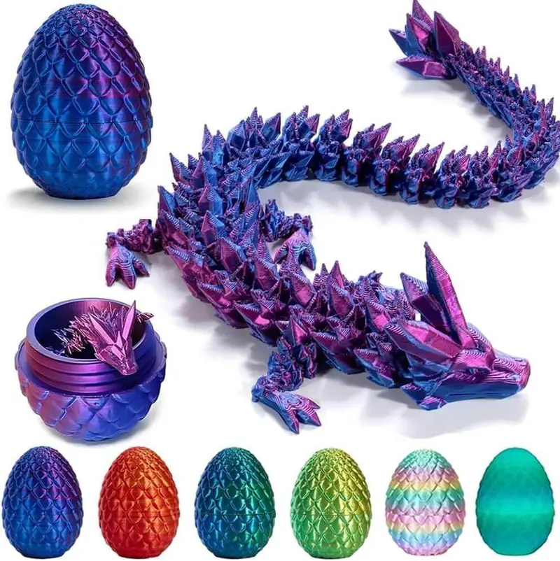 Giant 3D-Printed Dragon Egg Collectible Model 1