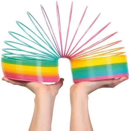 Giant Rainbow Spring Toy For Sensory Play 1