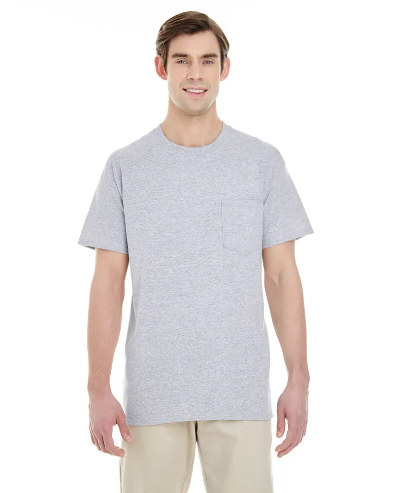 Gildan Unisex Heavy Cotton Pocket T-Shirt – Classic Fit & Durable Fabric 1