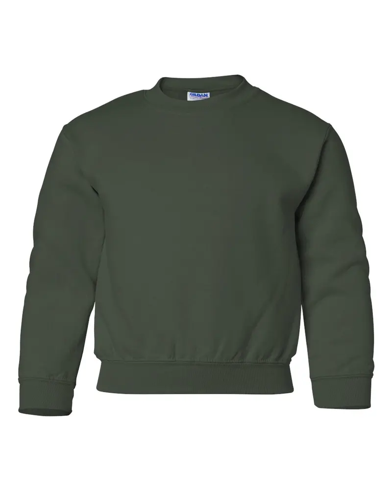 Gildan Youth Heavy Blend Fleece Crewneck Sweatshirt 1