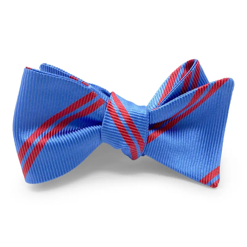 Giles Blue Bow Tie – Tailored Fit And Premium Fabric 1