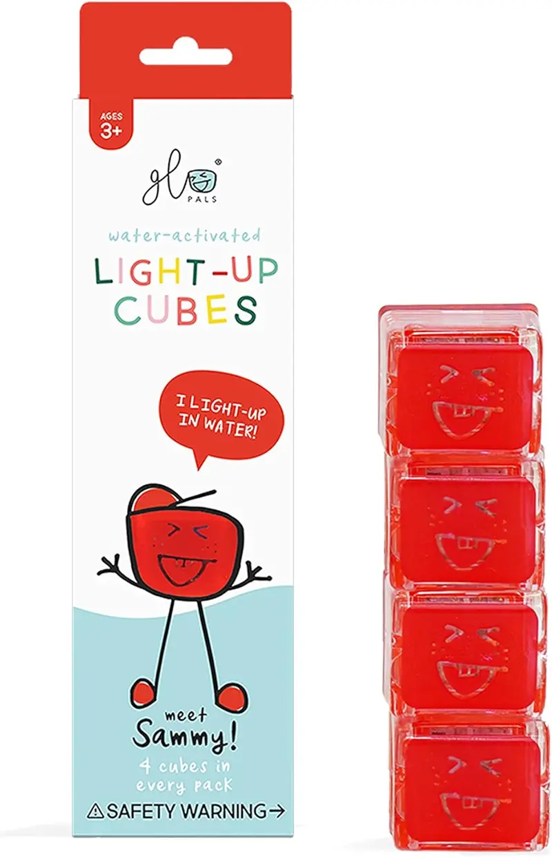 Glo Pals Sammy Light-Up Bath Cubes (Set Of 4) 1