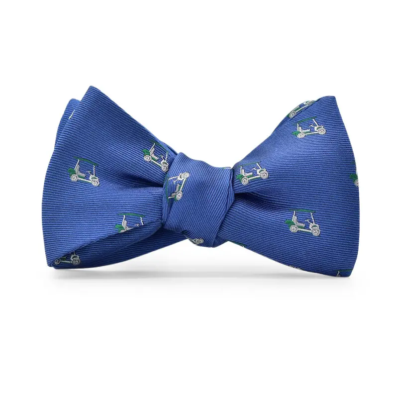 Golf Cart Club Blue Bow Tie 1