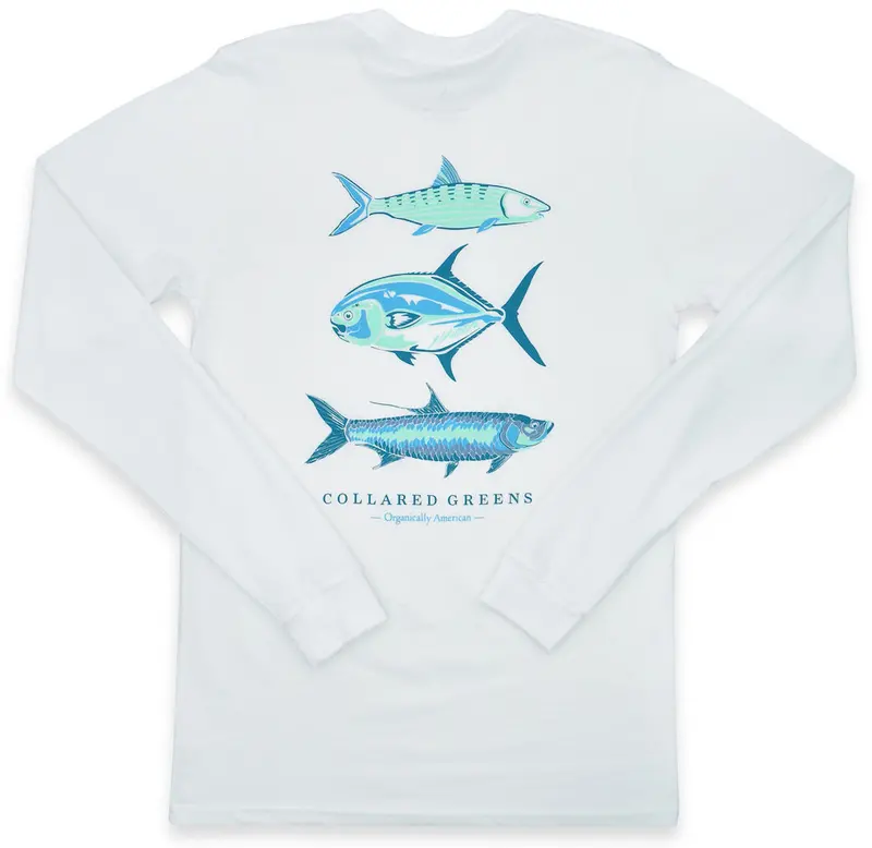 Grand Slam White Long Sleeve T-Shirt 1