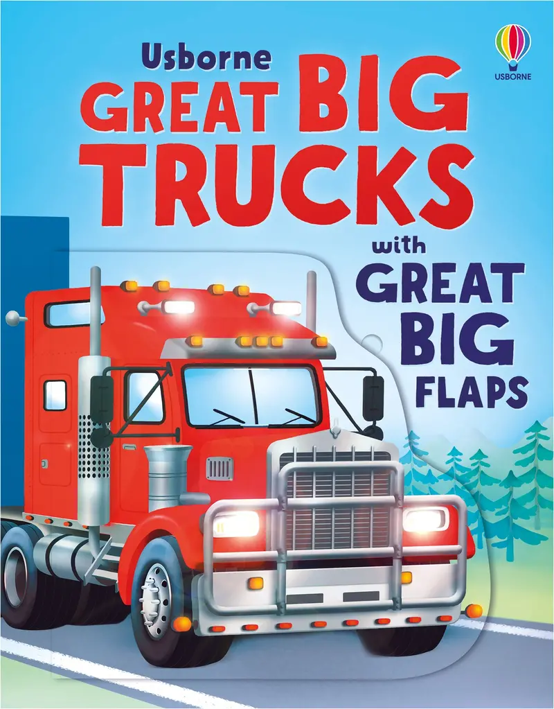 Great Big Trucks: Lift-The-Flap Adventure Book For Preschoolers 1