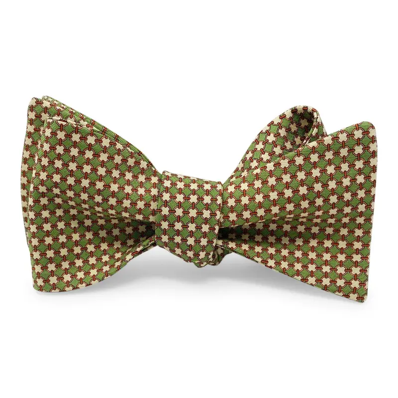 Green Bevelled Edge Bow 1