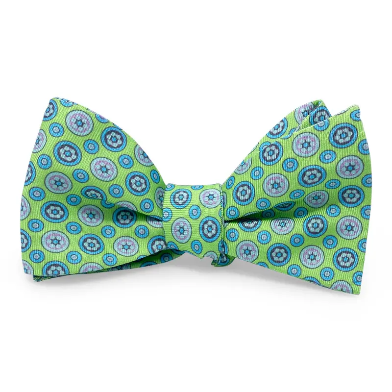 Green Bowie Inspired Hair Bow 1