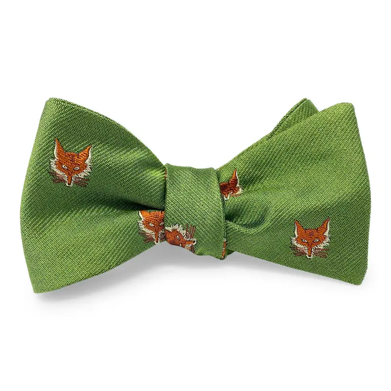 Green Fox Mask Bow Tie 1