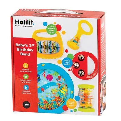 Halilit First Birthday Musical Band Gift Set For Babies 1