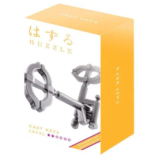 Hanayama Cast Key Ii – Level 2 Metal Brain Teaser Puzzle 1