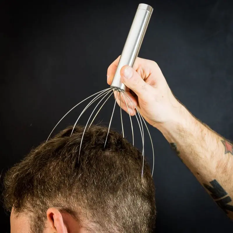 Handheld Vibrating Scalp Massager For Relaxation 1