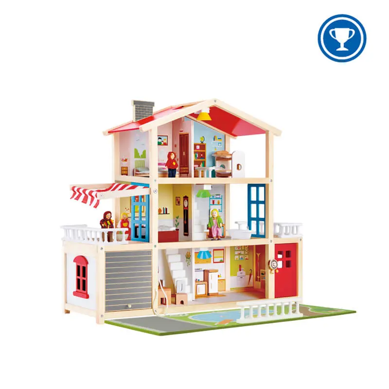 Hape Doll Family Mansion Playset 1