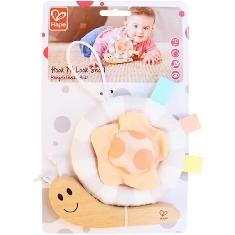 Hape Hook & Look Snail – Matching Skill Development Toy 1