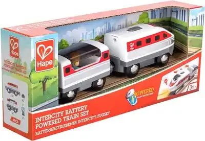 Hape Inter-City Battery-Powered Train Engine Set 1