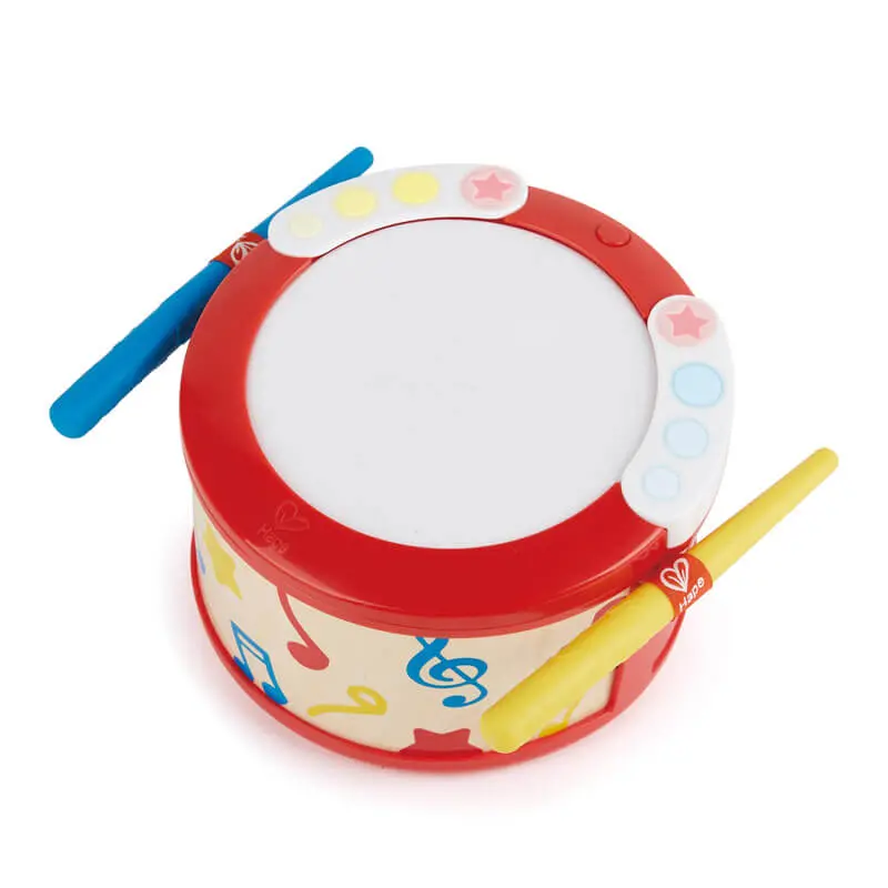 Hape Learn With Lights Drum – Illuminated Rhythm & Coordination Toy 1