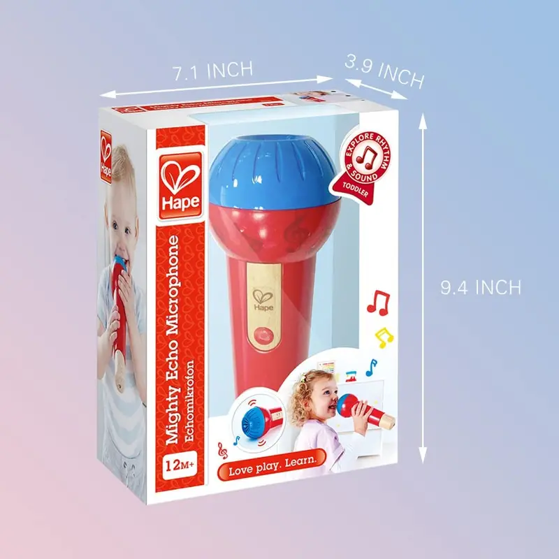 Hape Mighty Echo Microphone For Interactive Sing-Along Play 1