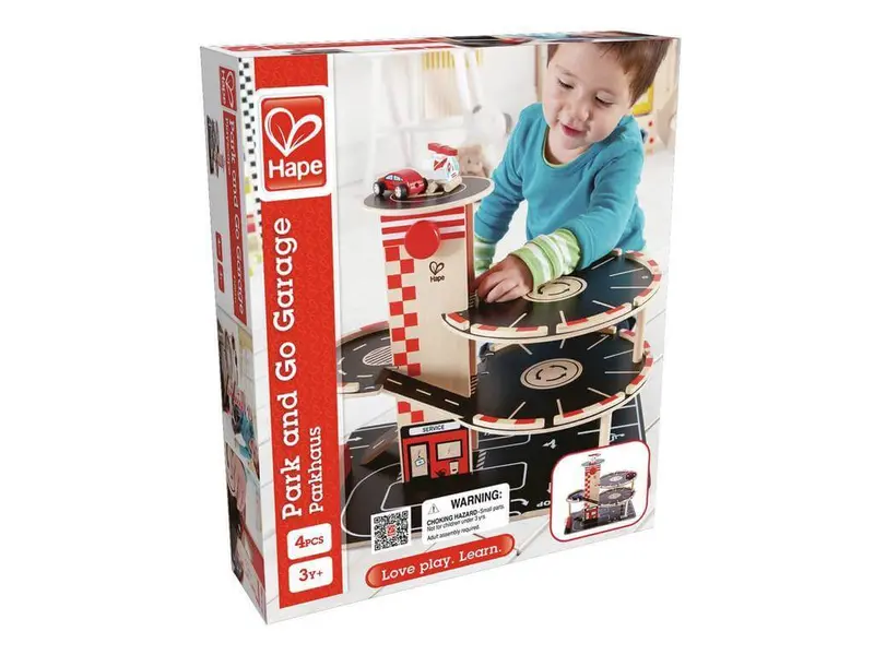Hape Park & Go Interactive Garage Playset 1