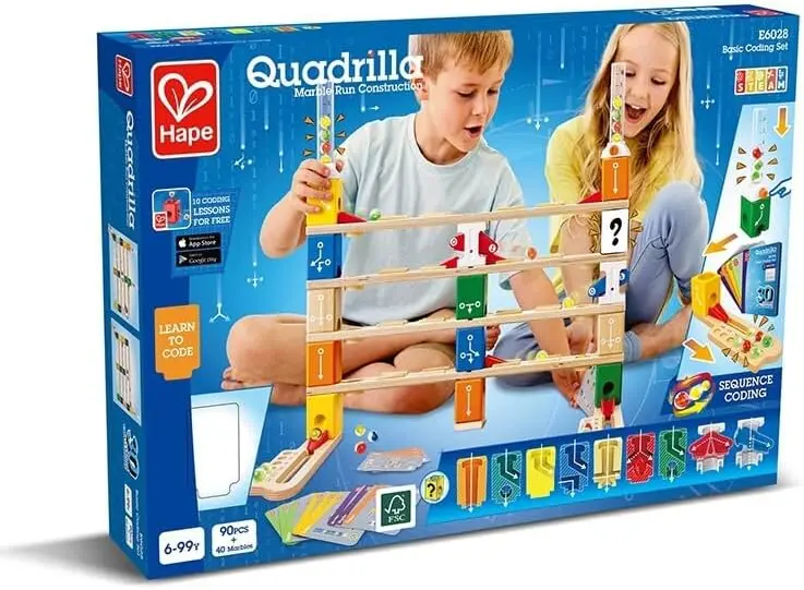 Hape Quadrilla Basic Coding Set – Stem Building Toy 1