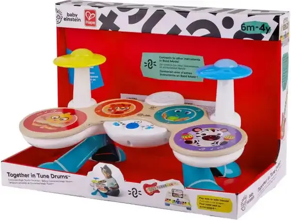 Hape Together In Tune Drum Kit For Toddlers 1