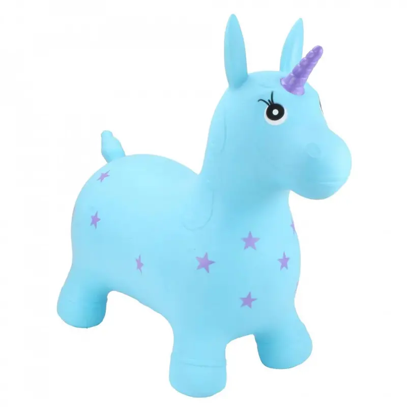Happy Hopperz Bouncing Toy – Turquoise Unicorn 1