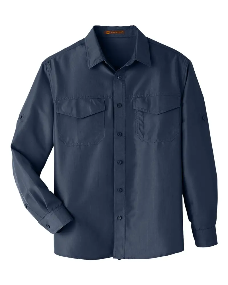 Harriton Men'S Key West Breathable Staff Shirt 1