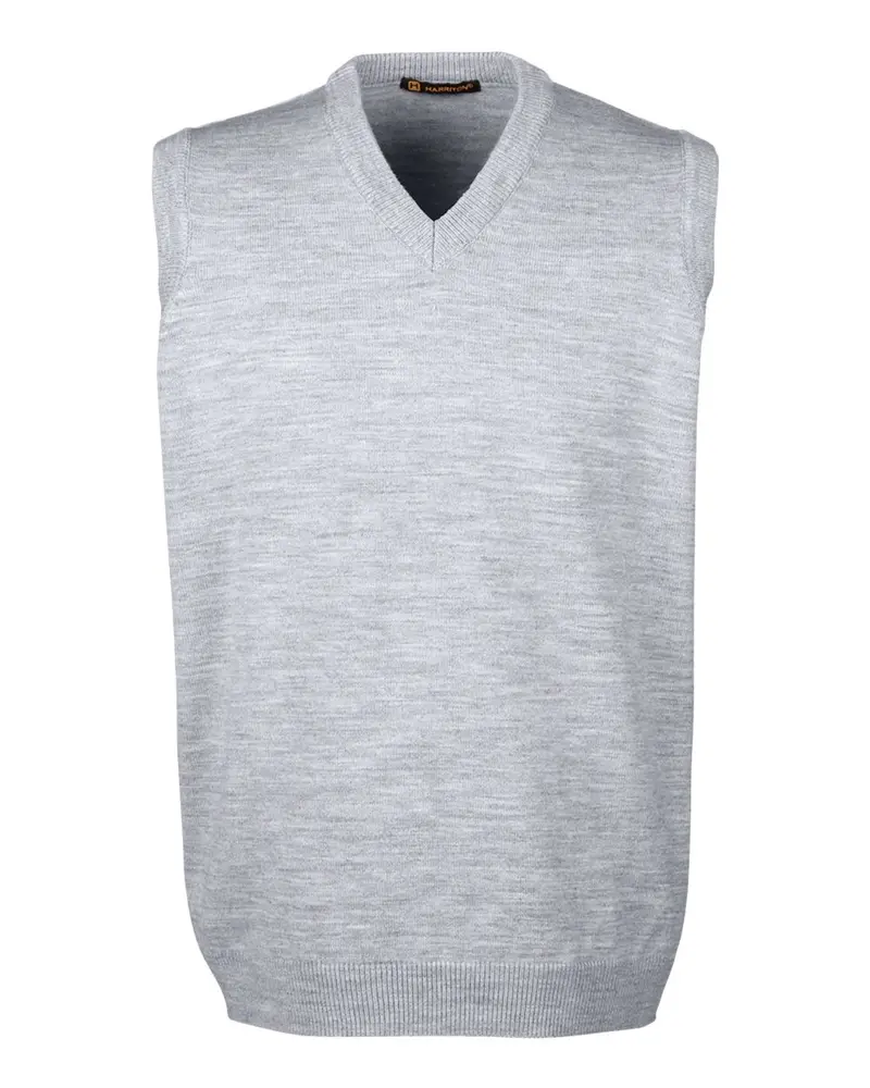 Harriton Men'S Slim-Fit Pilbloc™ V-Neck Sweater Vest 1