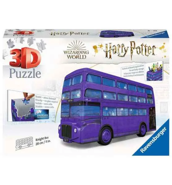 Harry Potter Knight Bus – 3D Jigsaw Puzzle 1