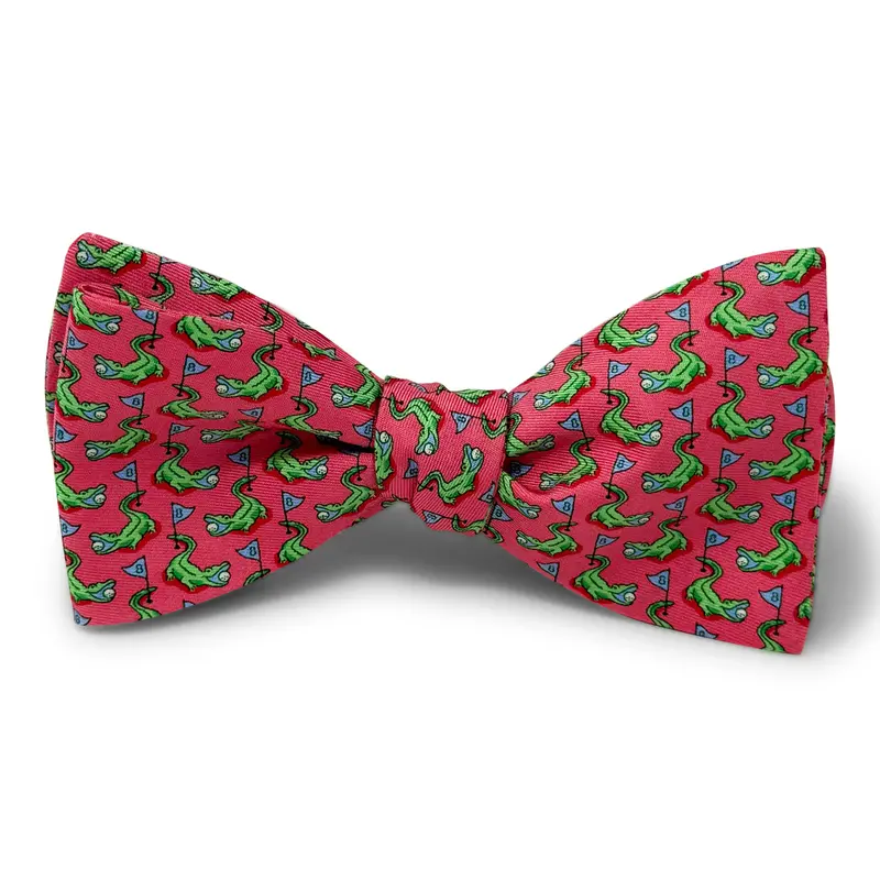 Hazard On Eight Coral Bow Tie 1