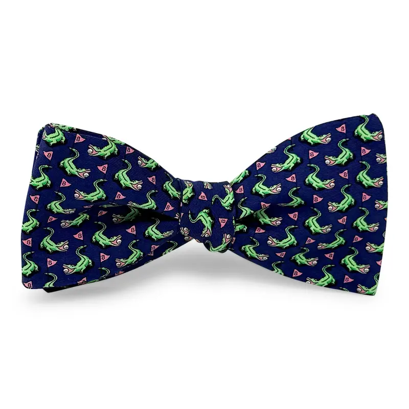 Hazard On Eight Navy And Pink Bow Tie 1