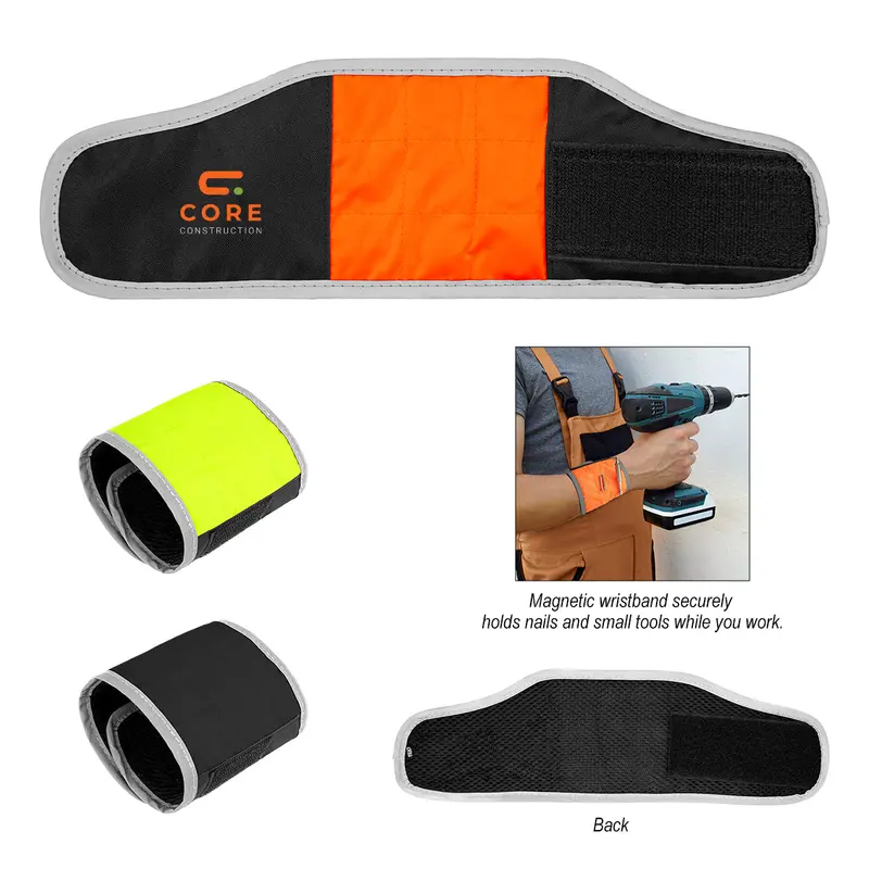 Heavy-Duty Magnetic Tool Holder Wristband – 12 Lb Capacity 1