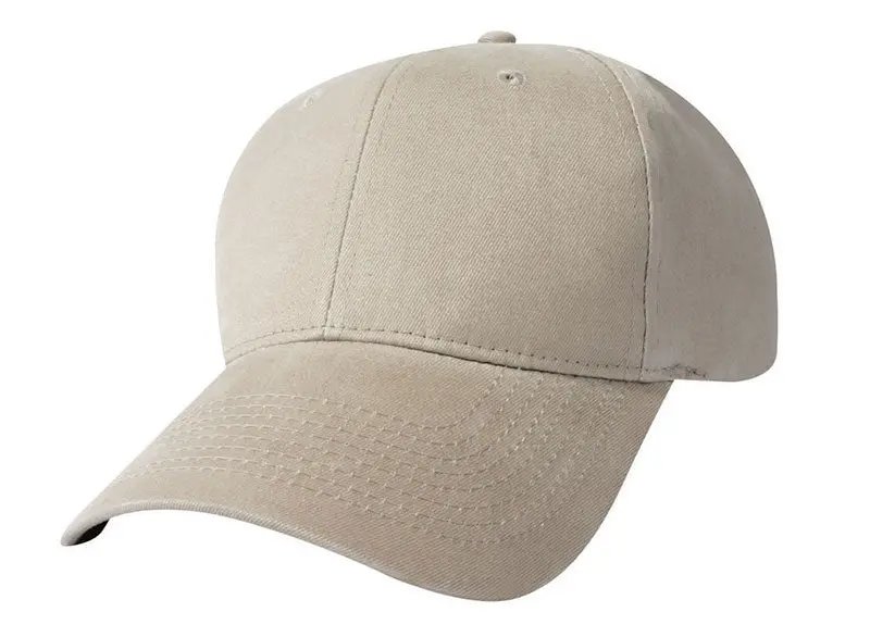 Heavyweight Chino Twill Cap With Stiff Peak And Hook-And-Loop Closure – Custom Embroidered 1